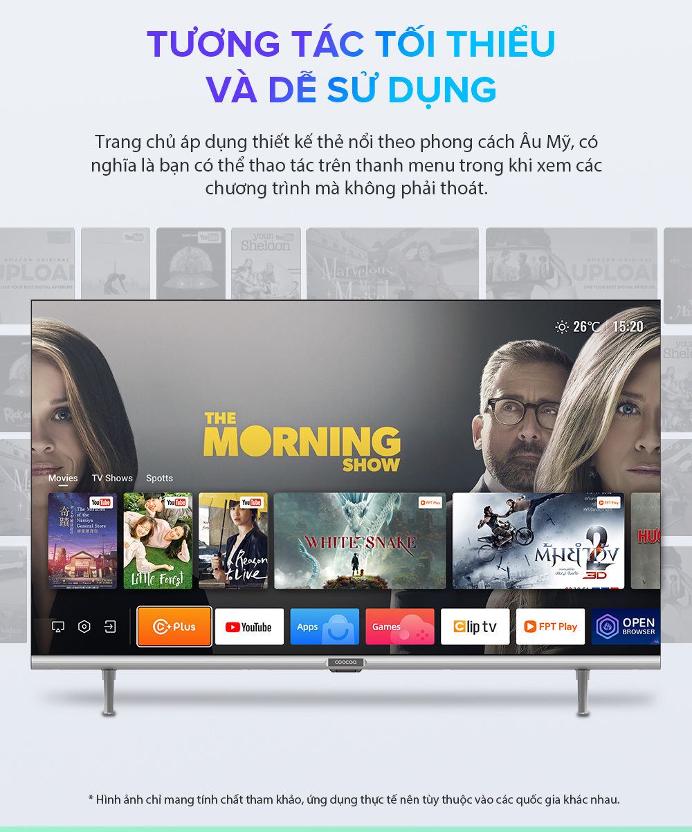 Smart TV HD Coocaa 32 inch Wifi 32S3U giá rẻ