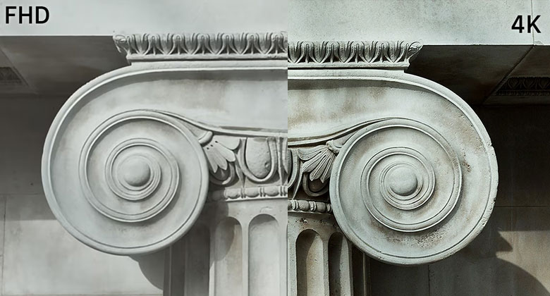 55U8000F - Độ phân giải 4K