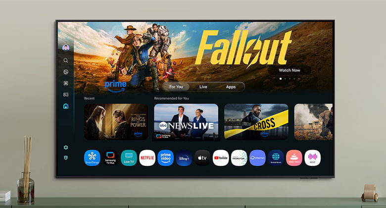 Tivi Samsung 75 inch đời mới nhất - Hệ điều hành One UI Tizen