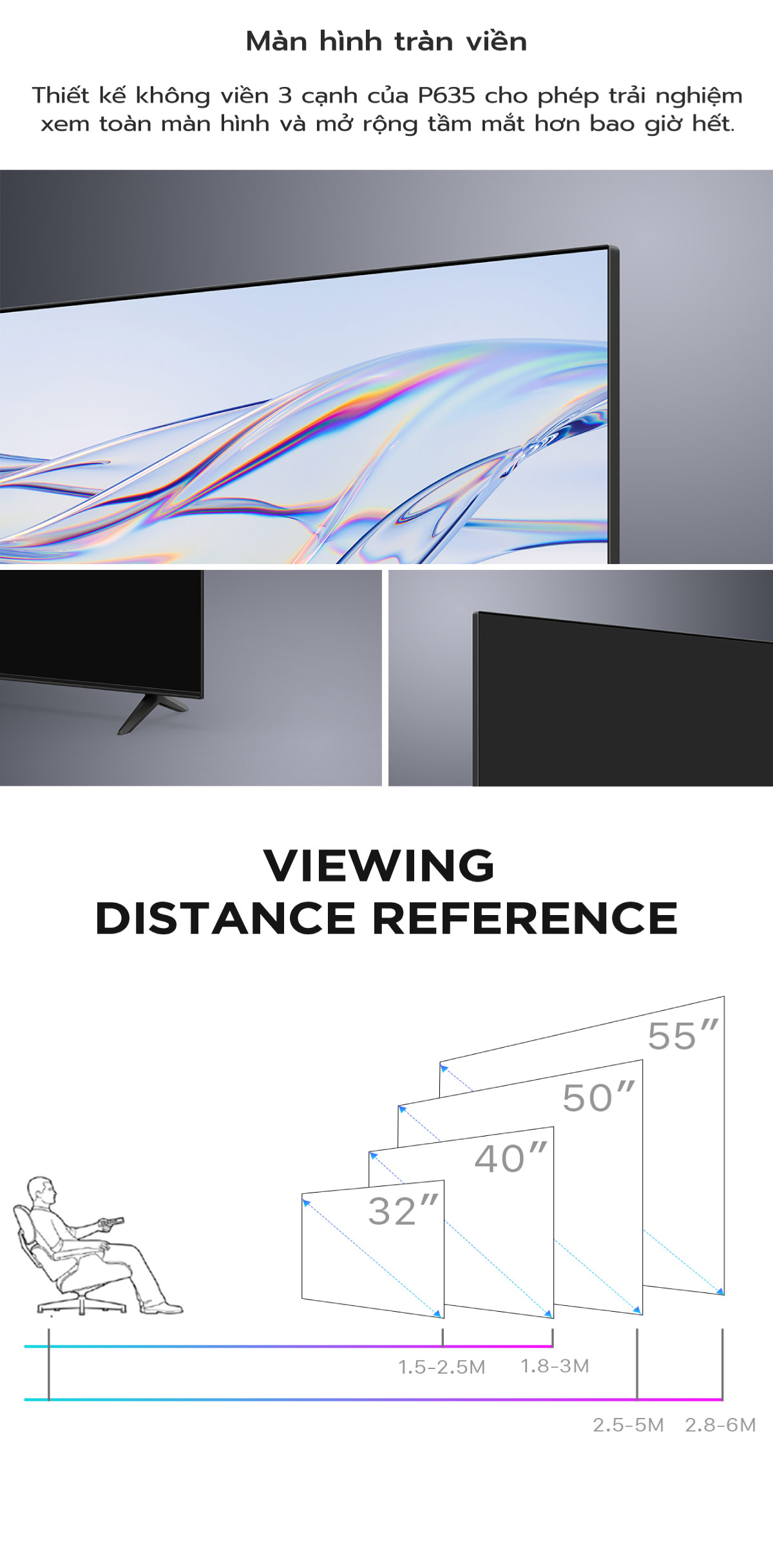 TCL google tivi 55T66 55 inch 4K HDR model 2022 mới nhất