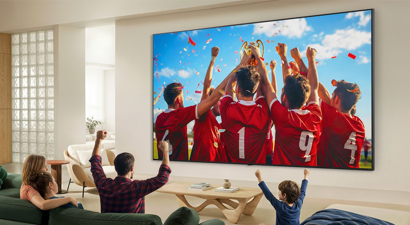 Smart Tivi LG 100QNED86BS - Thiết kế màn hình 100 inch