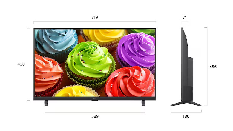 Smart Tivi LG 32LB655BPSA - Thiết kế