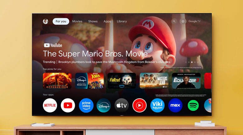 Google Tivi Sony K-55S20M2 - Hệ điều hành Google TV
