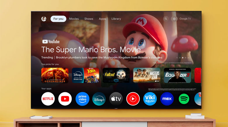 Google Tivi Sony K-65S30 - Hệ điều hành Google TV
