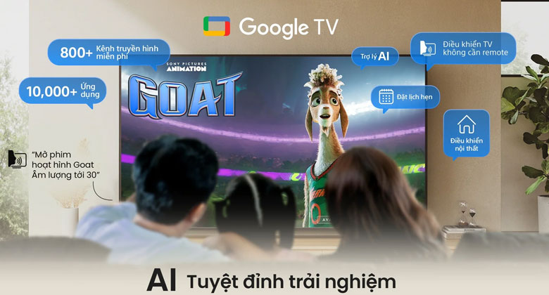 Google Tivi Sony K-85XR30M2 - Hệ điều hành Google TV