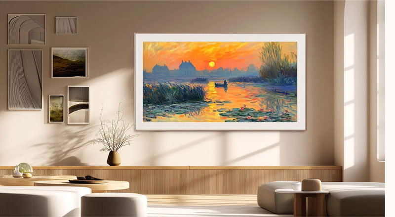 Thiết kế khung tranh TCL 75A400 Pro