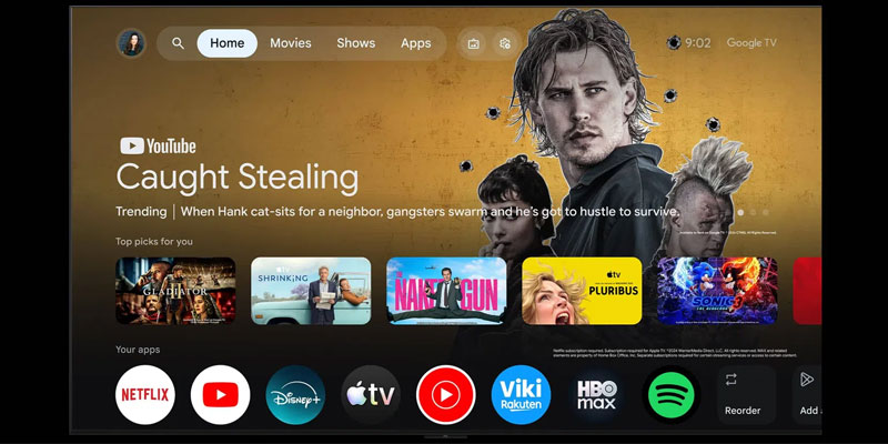 Google TV và AI Art trên TCL 98A400M
