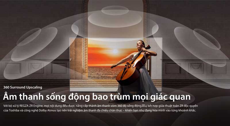 Âm thanh Dolby Atmos trên Toshiba 43M450RP