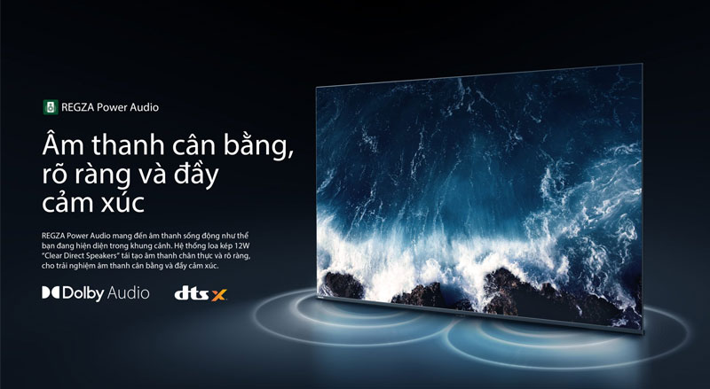 Công nghệ DTS Virtual:X trên Toshiba 55V37SP