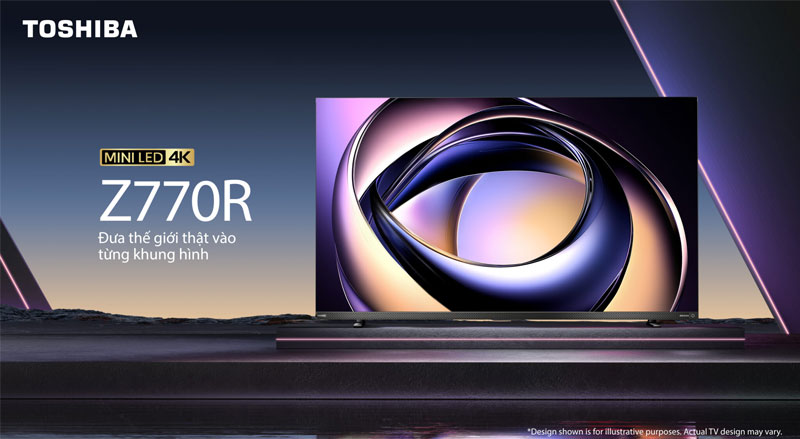 Thiết kế Smart Tivi Toshiba 85Z770RP 85 inch