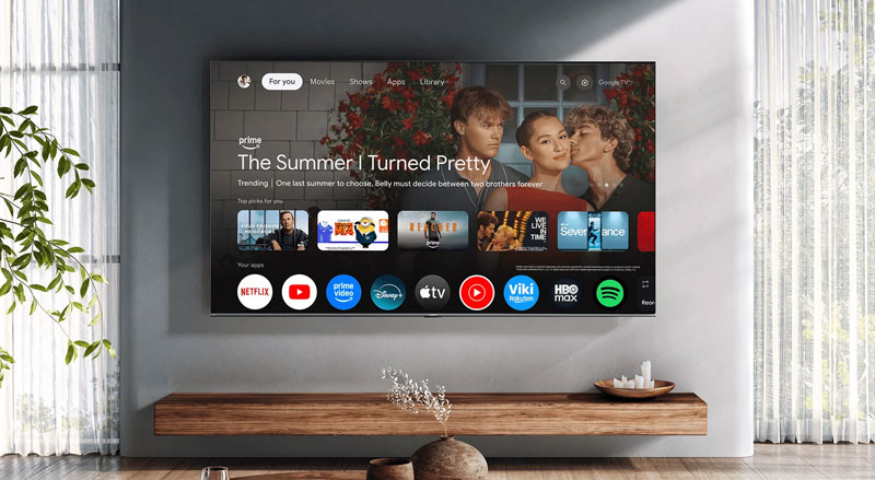 Google TV trên Xiaomi L55MB-SSEA