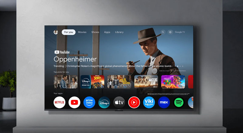 Hệ điều hành Google TV trên Xiaomi L75MB-APSEA