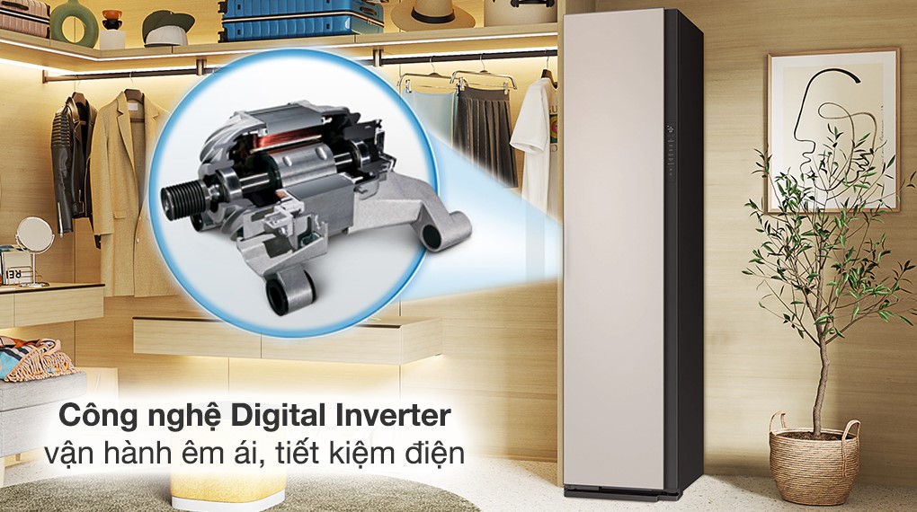 Tủ chăm sóc quần áo thông minh Samsung DF60A8500EG/SV model 2022 nhập khẩu