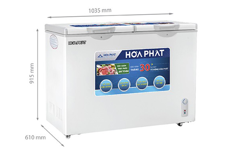 Tủ đông Hòa Phát HCF 506S2Đ2 205 lít giá rẻ