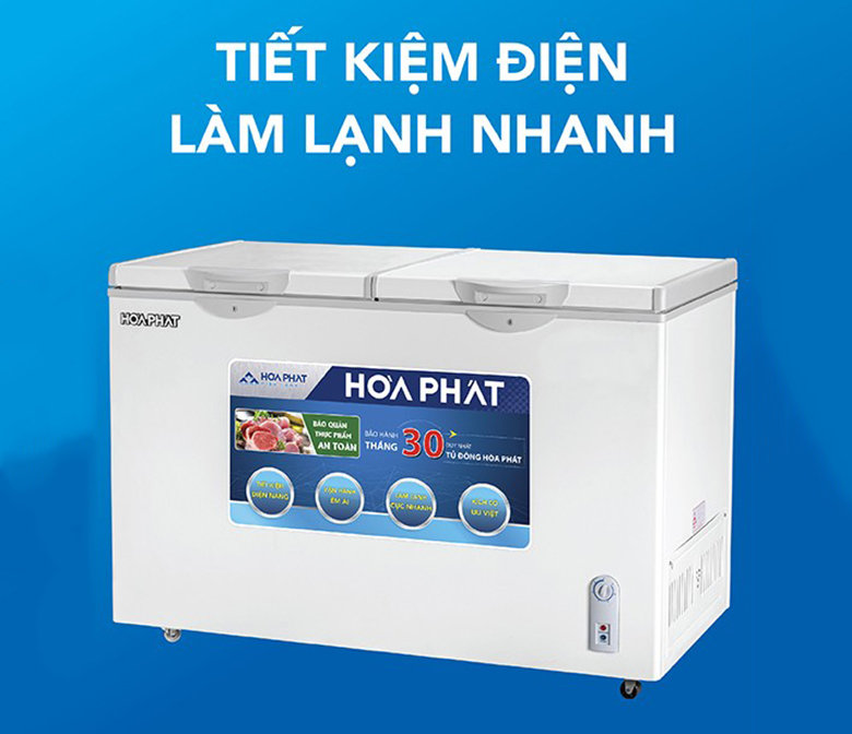 Tủ đông Hòa Phát HCF 506S2Đ2 205 lít giá rẻ