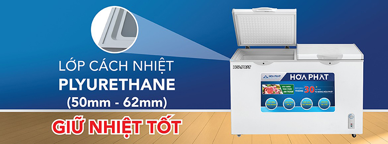Tủ đông Hòa Phát HCF 666S1Đ2 352 lít giá rẻ