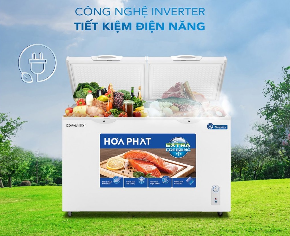 Tủ đông Hòa Phát inverter 352 lít HPF AD8352 giá rẻ