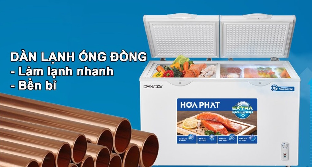 Tủ đông Hòa Phát inverter 352 lít HPF AD8352 giá rẻ