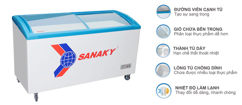 Tủ đông Sanaky VH-6899K 680 lít