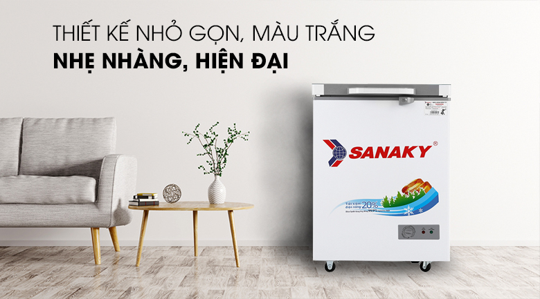 Tủ đông Sanaky 100 lít VH-1599HYK giá rẻ