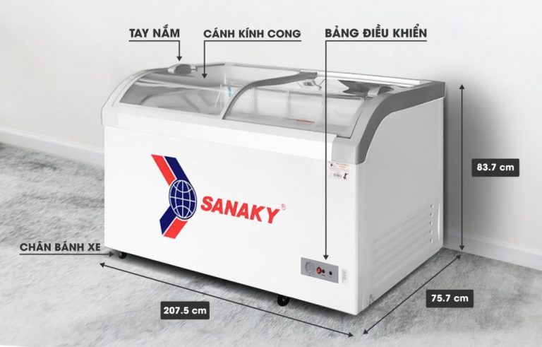 Tủ đông Sanaky 750 lít VH-1008KA giá tốt