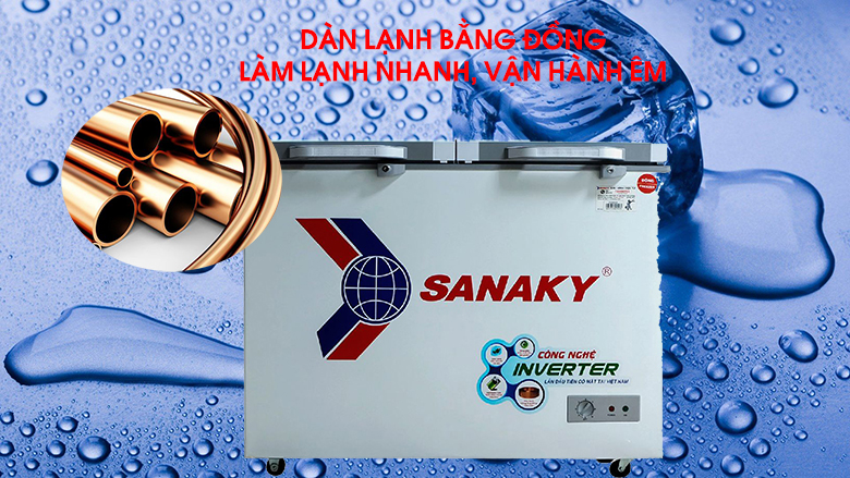 Tủ đông Sanaky 235 lít VH2899A4KD