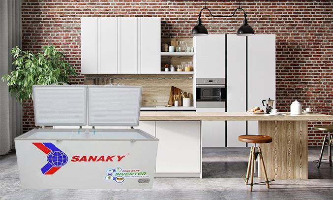 Tủ đông Sanaky inverter dàn đồng 761 lít VH 8699HY3