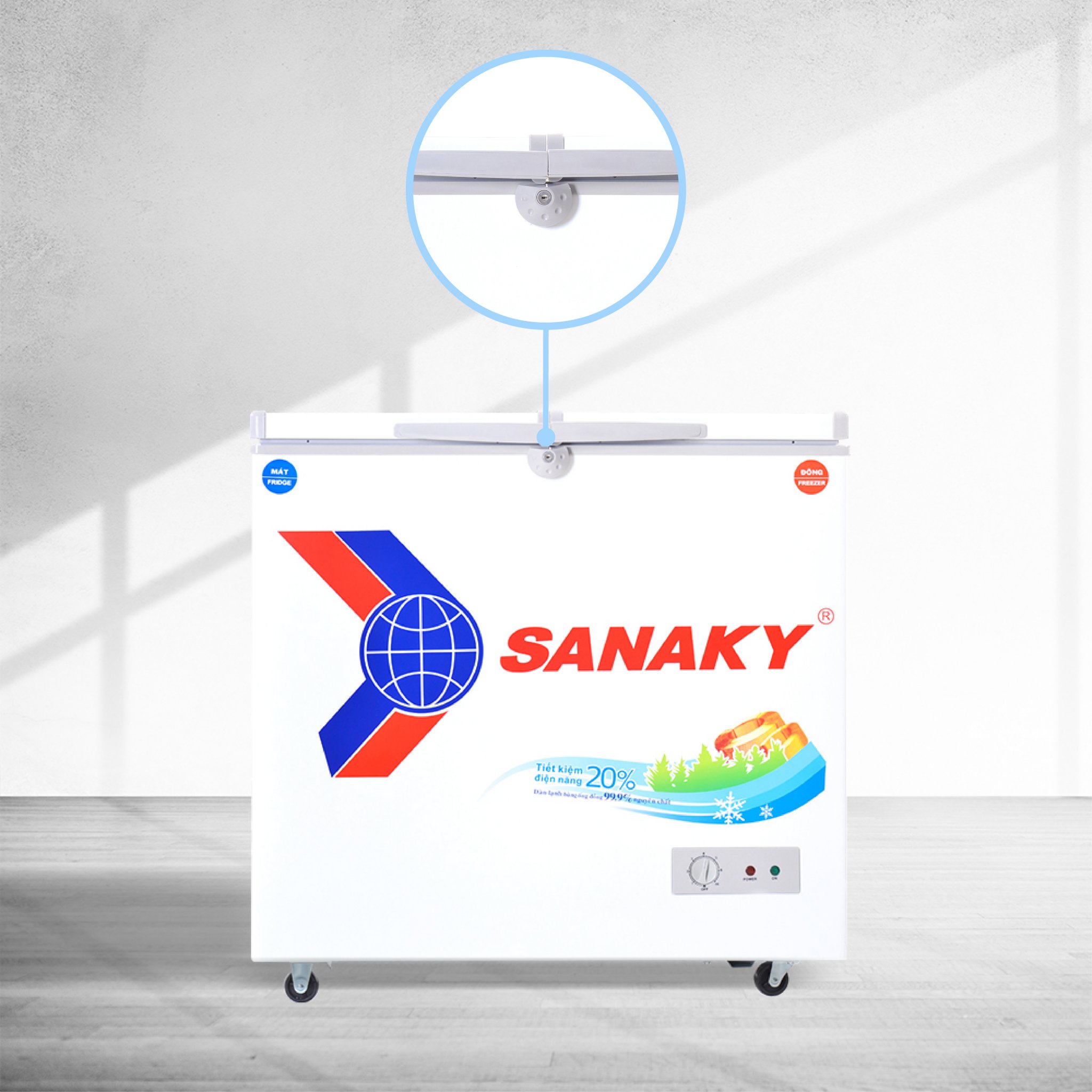 Tủ đông Sanaky 259 lít VH-2599W1 giá rẻ