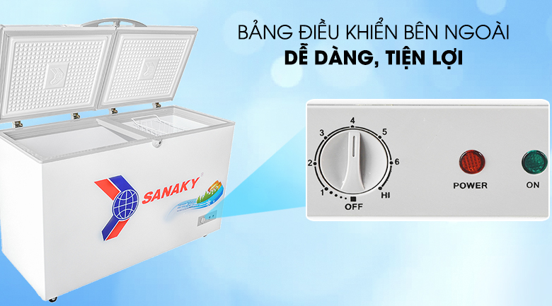 Tủ đông Sanaky 409 lít 1 ngăn đông VH4099A1 giá tốt