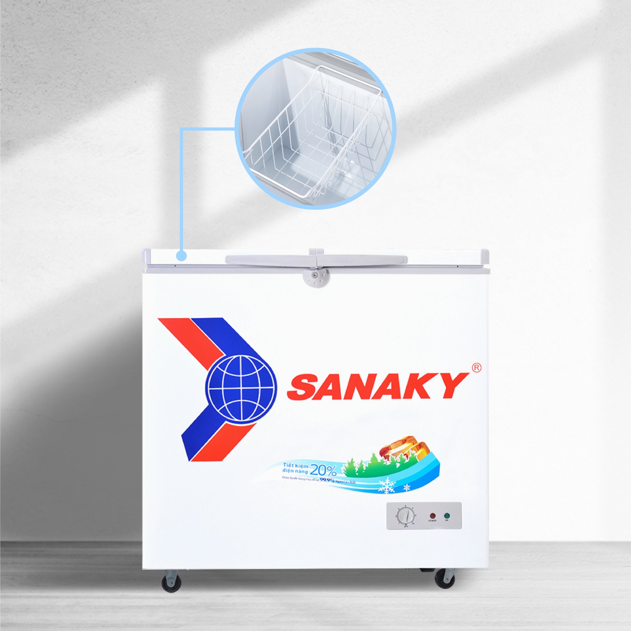 Tủ đông Sanaky 250 lít VH-2599A1 giá rẻ