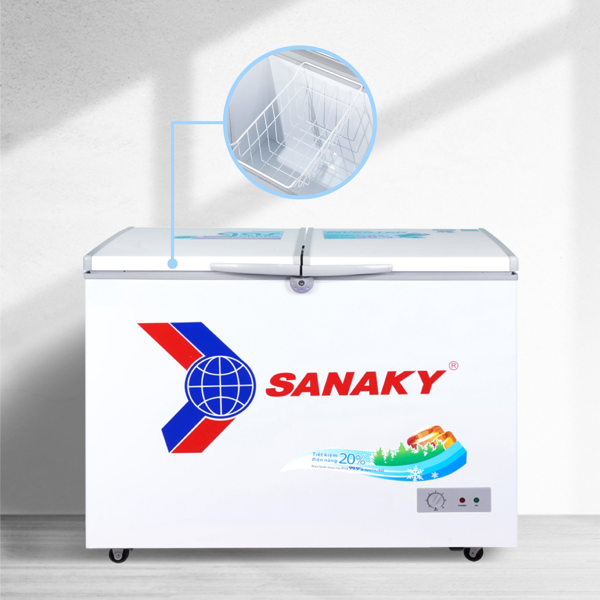 Tủ đông Sanaky 235 lít VH-2899A1 giá tốt