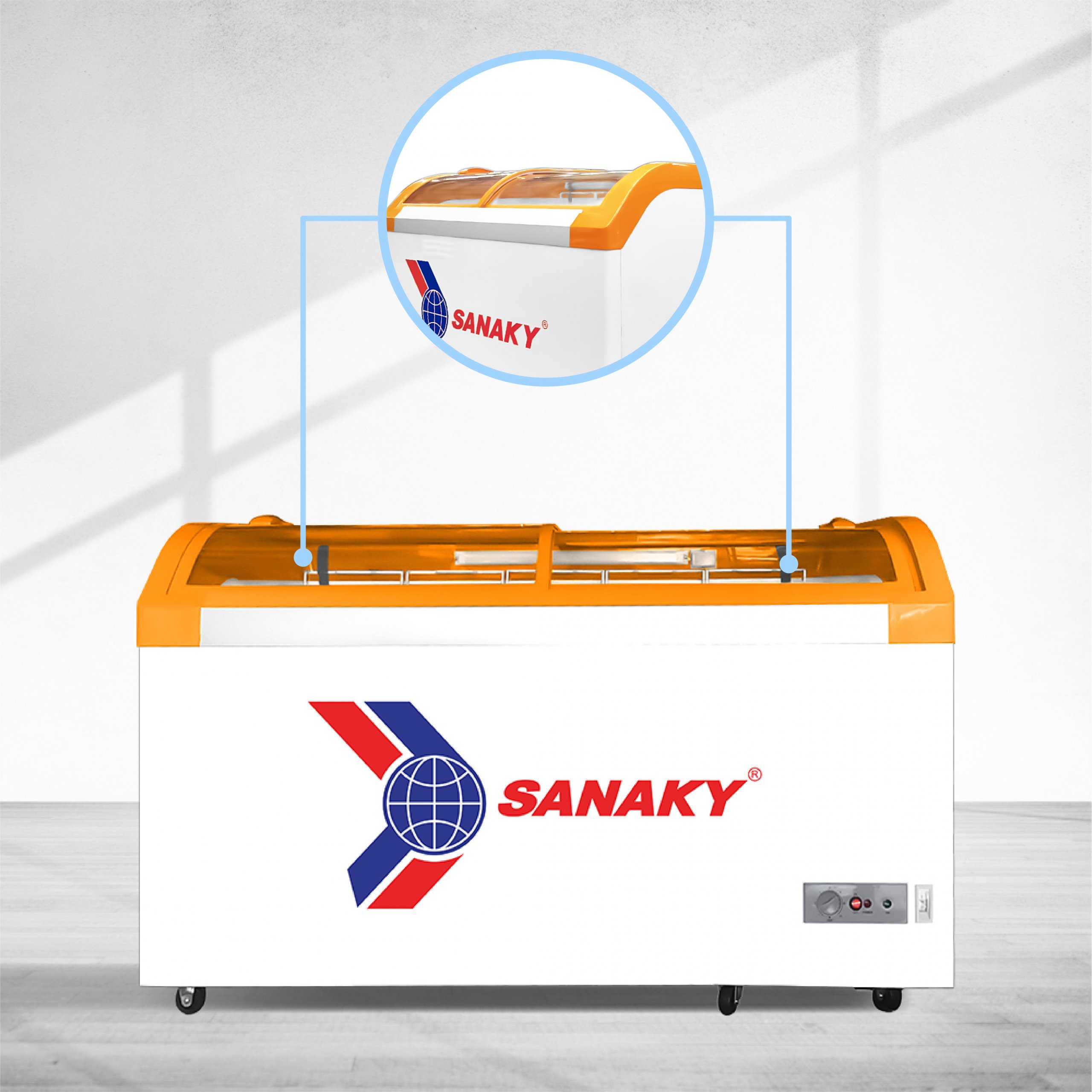 Tủ đông 2 cánh Sanaky 500 lít VH899KA giá tốt