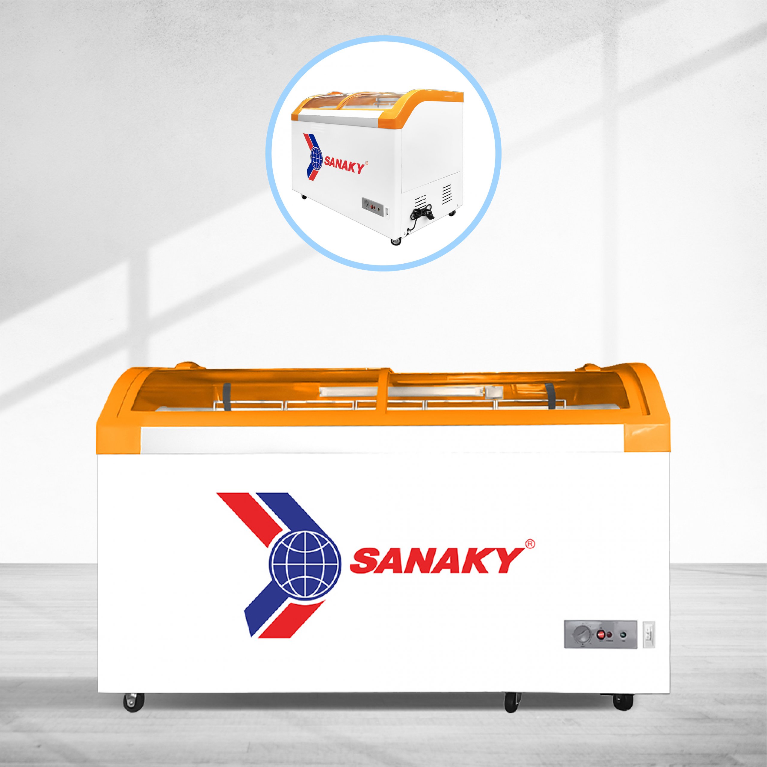 Tủ đông 2 cánh Sanaky 500 lít VH899KA giá tốt