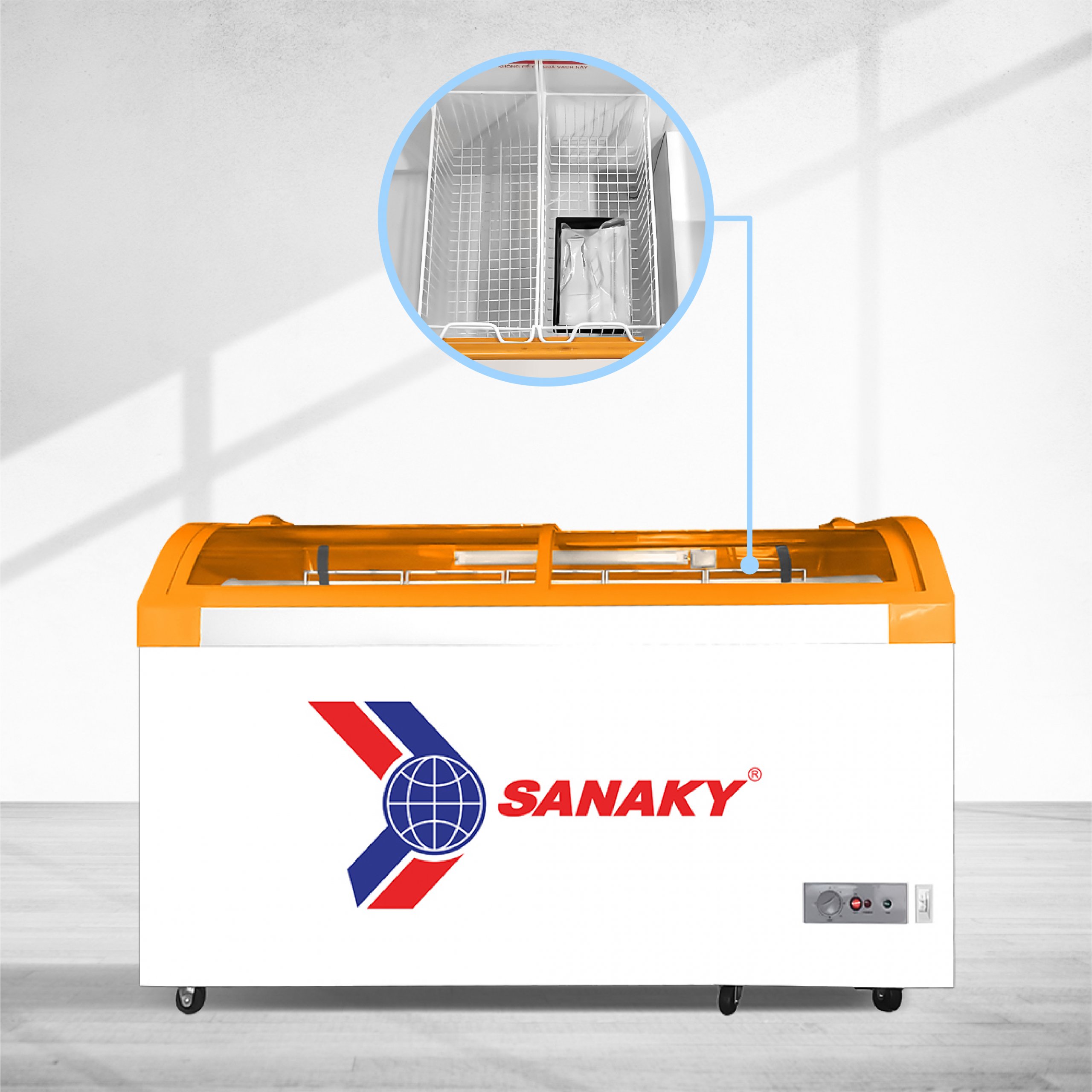 Tủ đông 2 cánh Sanaky 500 lít VH899KA giá tốt