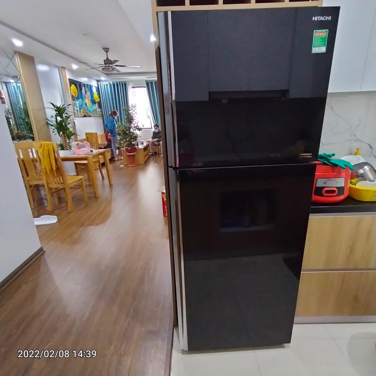 Tủ lạnh 2 cánh inverter 366 lít Hitachi R-FVX480PGV9 (GBK) uy tín