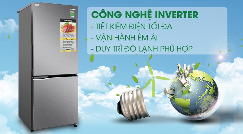 Tủ lạnh Panasonic Inverter 290 lít NR-BV320QSVN