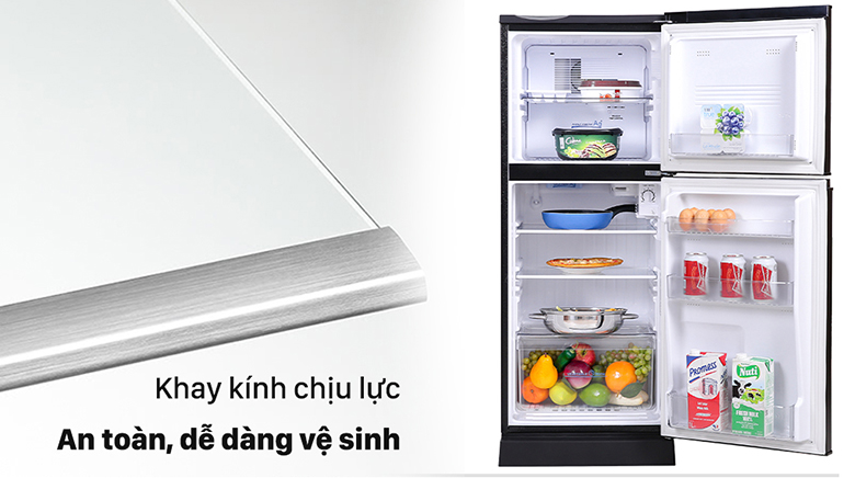 Tủ lạnh Aqua 130 lít AQR-T150FA BS