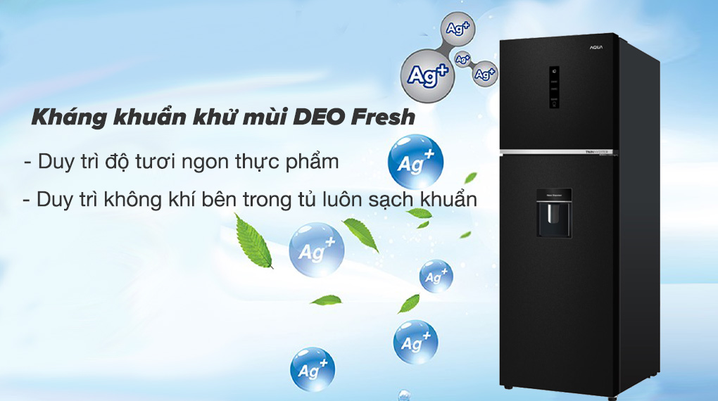 Tủ lạnh Aqua inverter 347 lít AQR-T400FA(WFB) 2023