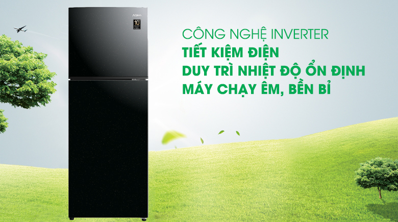 Tủ lạnh Aqua Inverter 211 lít AQR-T238FA(FB)