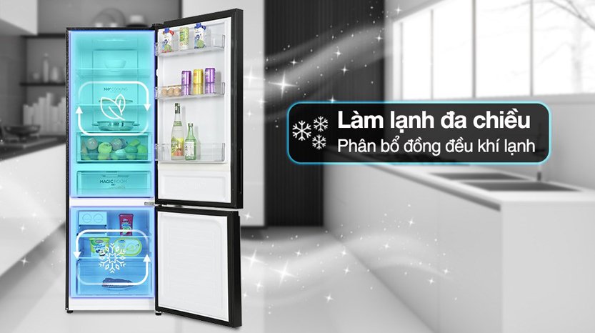 [2024] Tủ lạnh Aqua 2 cánh inverter 292 lít AQR-B360MA(WSL)