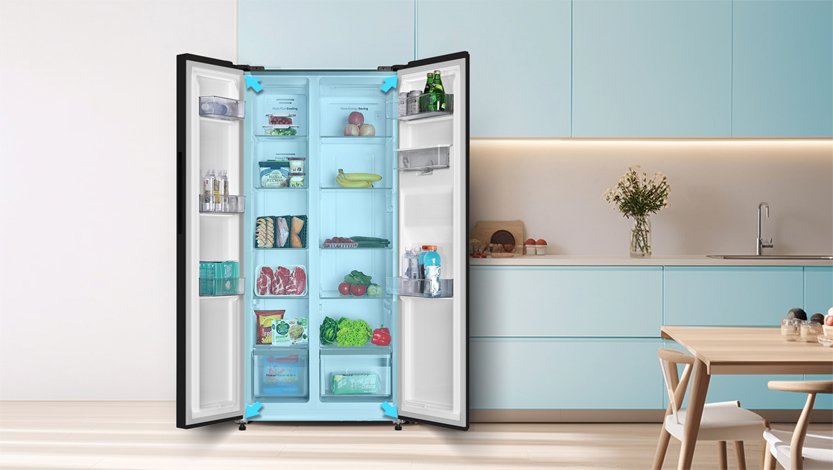 [2024] Tủ lạnh Casper SBS inverter 458 lít RS-460PBW