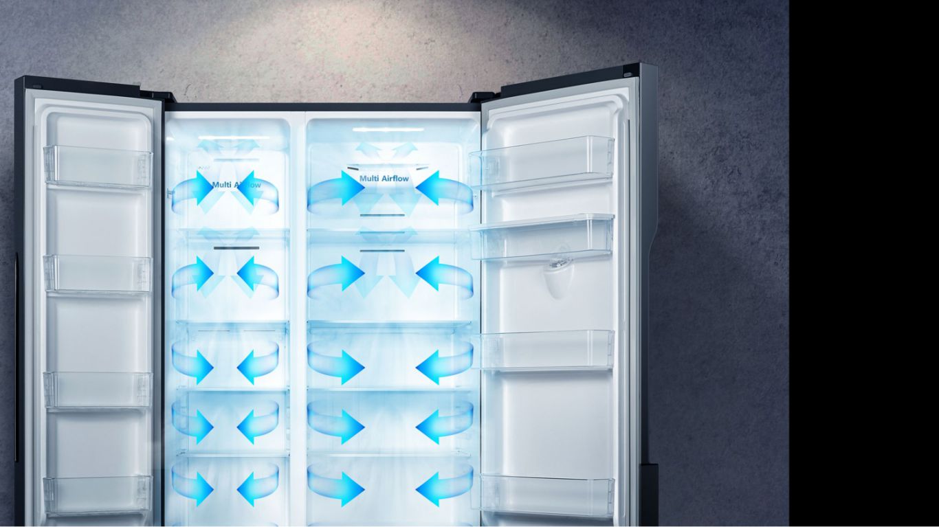 Tủ lạnh Casper Side by Side inverter 552 lít RS-570VT giá rẻ tại Hà Nội