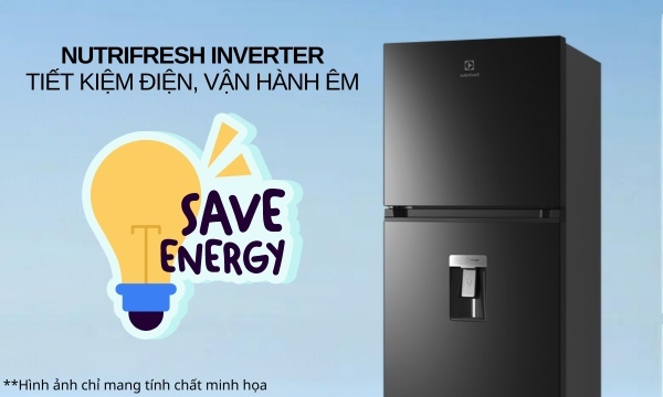 [2024] Tủ lạnh Electrolux inverter 341 lít ETB3740M-H có đông mềm