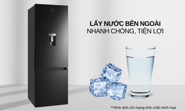 [2024] Tủ lạnh Electrolux inverter 335 lít EBB3742M-H có đông mềm