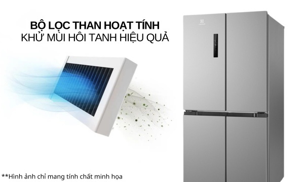 [2024] Tủ lạnh Electrolux 4 cánh inverter 496 lít EQE4900A-A