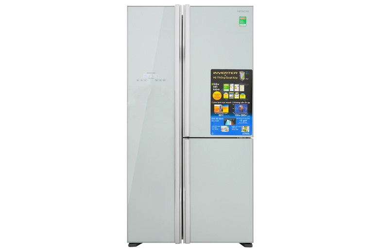 Tủ lạnh SBS Hitachi inverter 600 lít R-FM800PGV2(GS) giá tốt