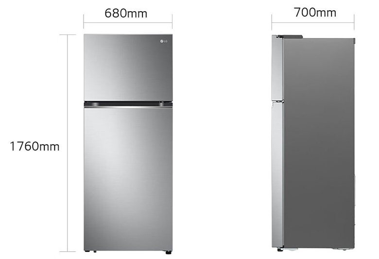Tủ lạnh 2 cánh LG inverter 335 lít GN-M332PS giá tốt