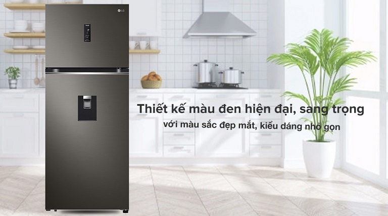 Tủ lạnh LG 374 lít Inveter GN-D372BLA thiết kế sang trọng