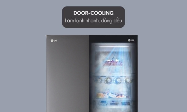 Tủ lạnh 4 cánh LG Inverter 470 lít GR-B50BL 2023