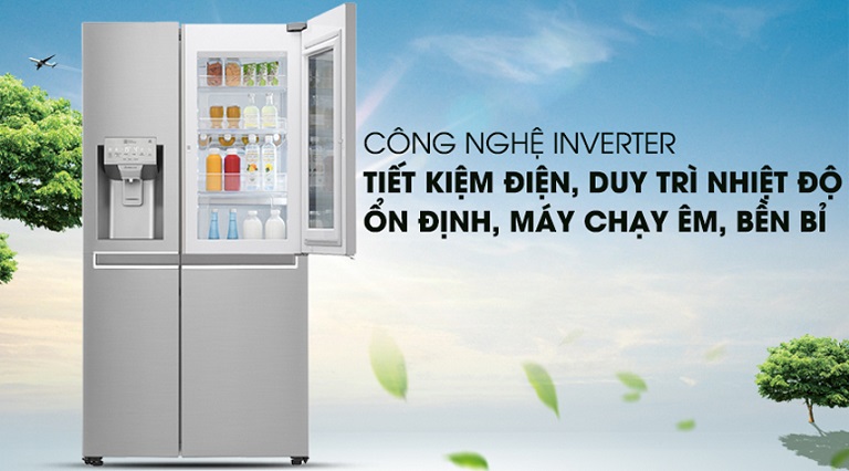 Tủ lạnh LG Side by Side Inverter 635 lít GR-X257JS